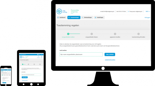 Volgjezorg op verschillende devices